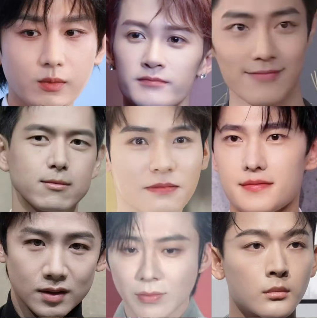 tg.同一个摄影师镜头下的男流量五官生图🈶，来浅评一下内娱男流量五官大赏