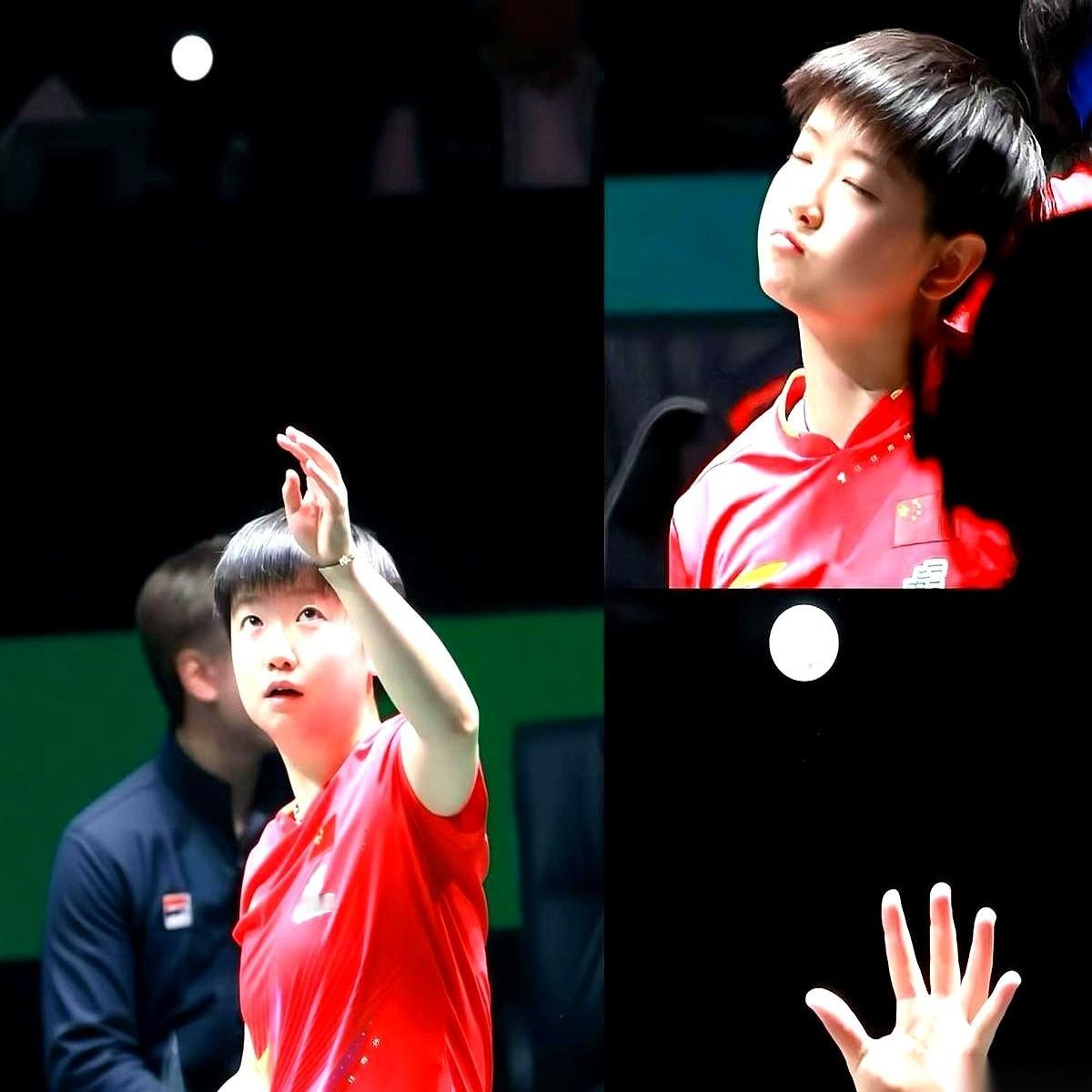千万别信电视里的孙颖莎，也别信那些照片，全是“诈骗”。我闺蜜在成都看完球，回来