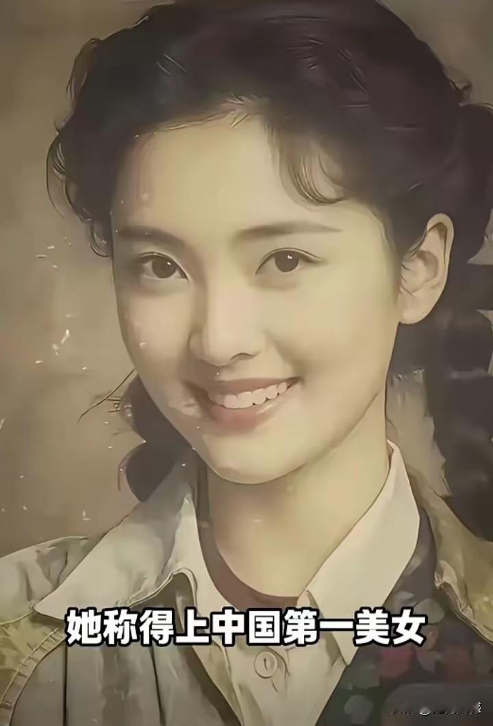 有人说她是中国第一美女，尽管她长得非常漂亮，但是个人觉得，她也达不到中国第一美女