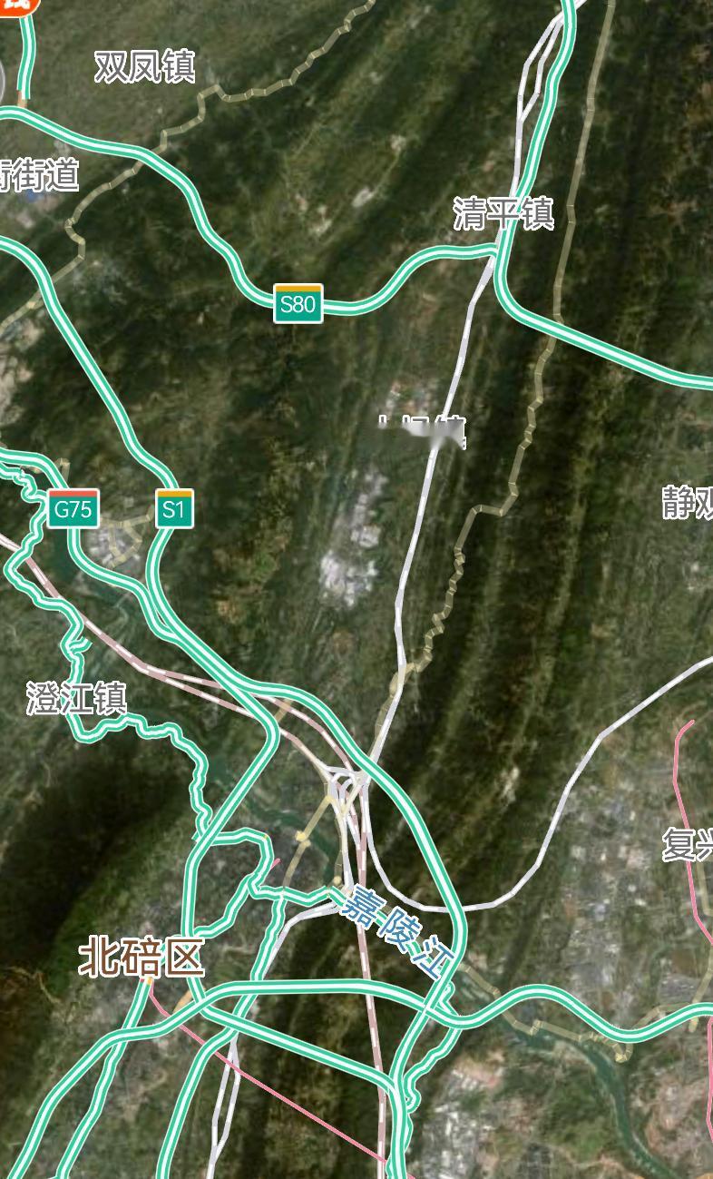 土场镇，清平镇与北碚城区在同一槽谷，隔江相望。从地理地利角度来说，划给北碚无疑是