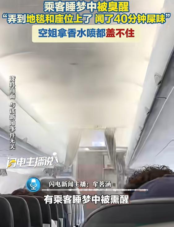 “太恶心了！”8月18日，一女子在坐飞机时，感觉肚子不舒服，随后直接在座位上排泄