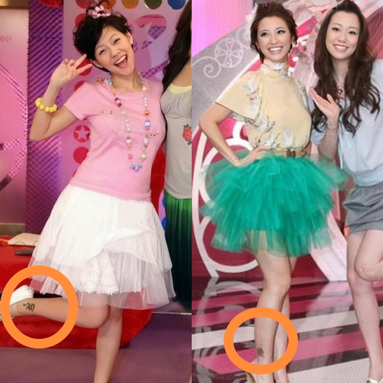 我发现一个很有意思的现象，很多台湾女星都特别爱穿蓬蓬短裙，拍照时的姿势也都满满的