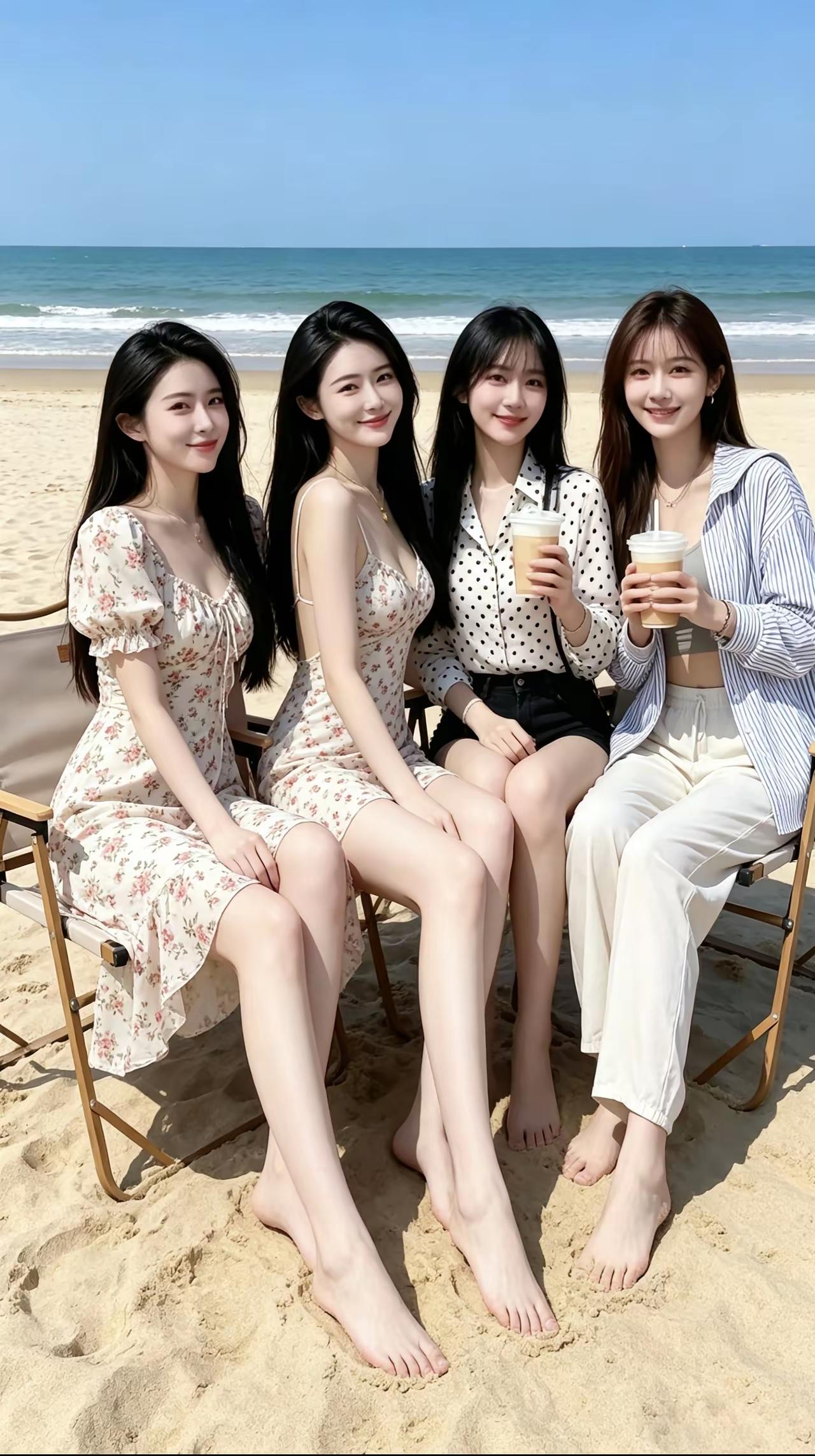 四位美女肤白貌美大长腿，零彩礼，你更喜欢谁？