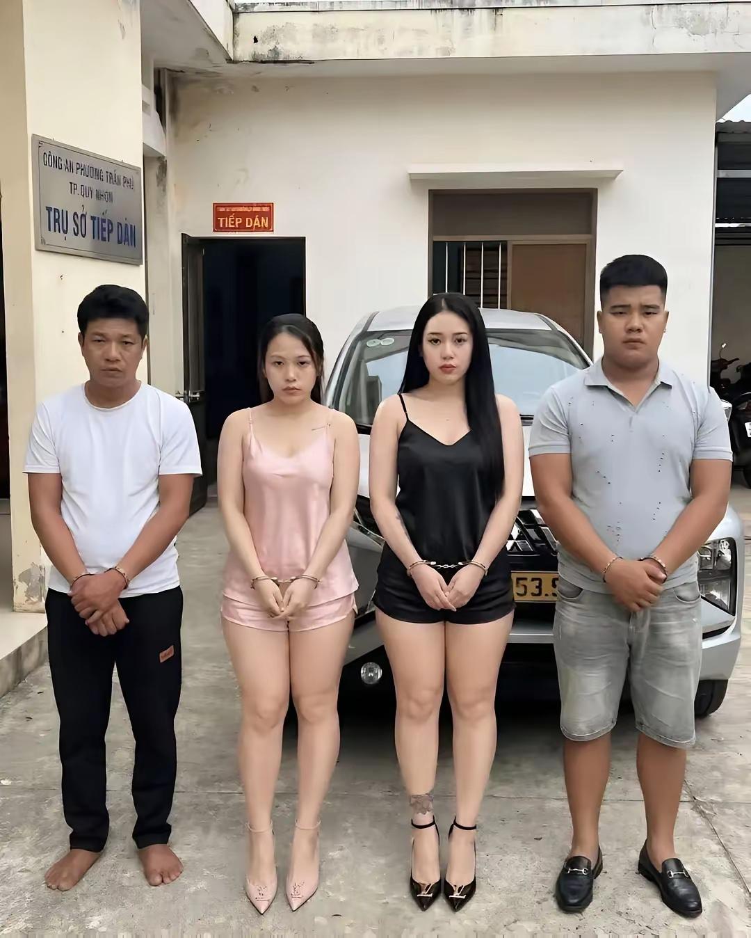 这是缅甸还是越南，感觉这两个妹子都是不错，尤其是黑衣服这位更是极品我给98分，你