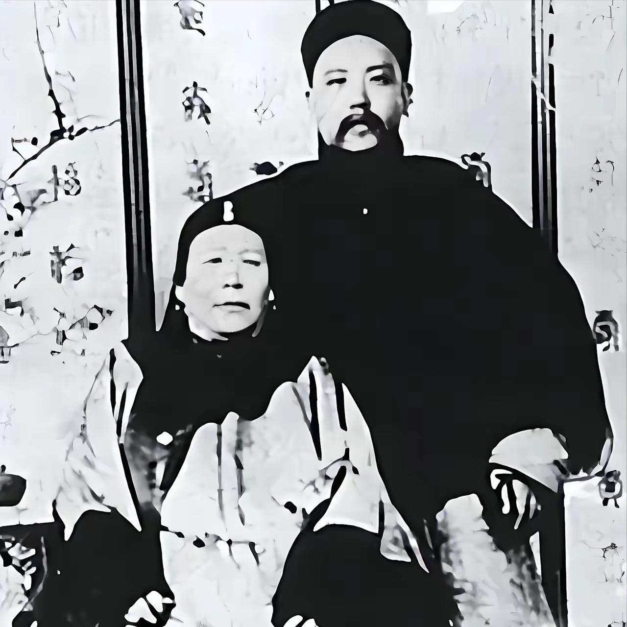 1901年，山东巡抚袁世凯扶生母灵柩回乡安葬。嫡兄袁世敦竟穿一身红衣拦在祖坟外，
