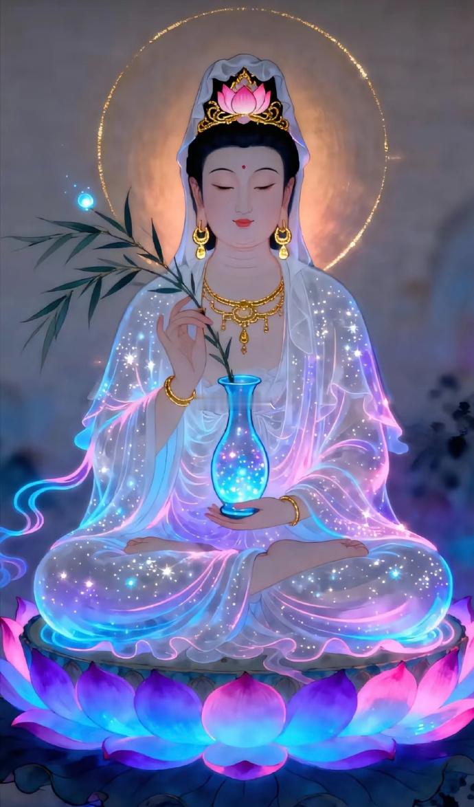 心诚则灵，刷到菩萨即是福！留下“平安吉祥”，愿所有烦恼随风而去，所有美好不期而至