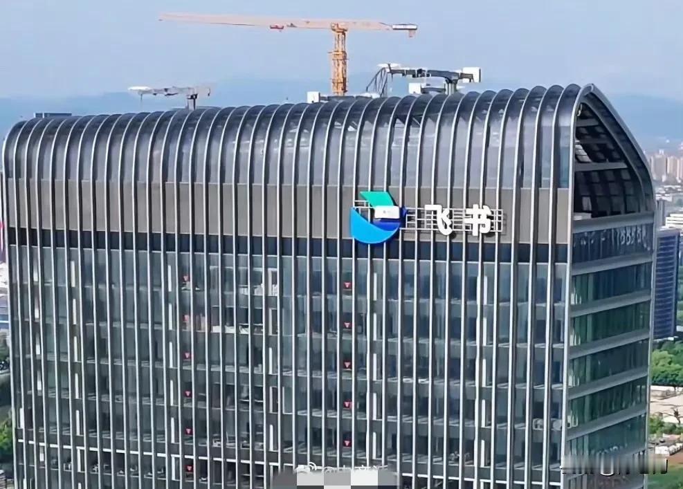 两家公司居然挨这么近，飞书的对面，是钉钉～两个就这样子，你盯着我，我盯着你～