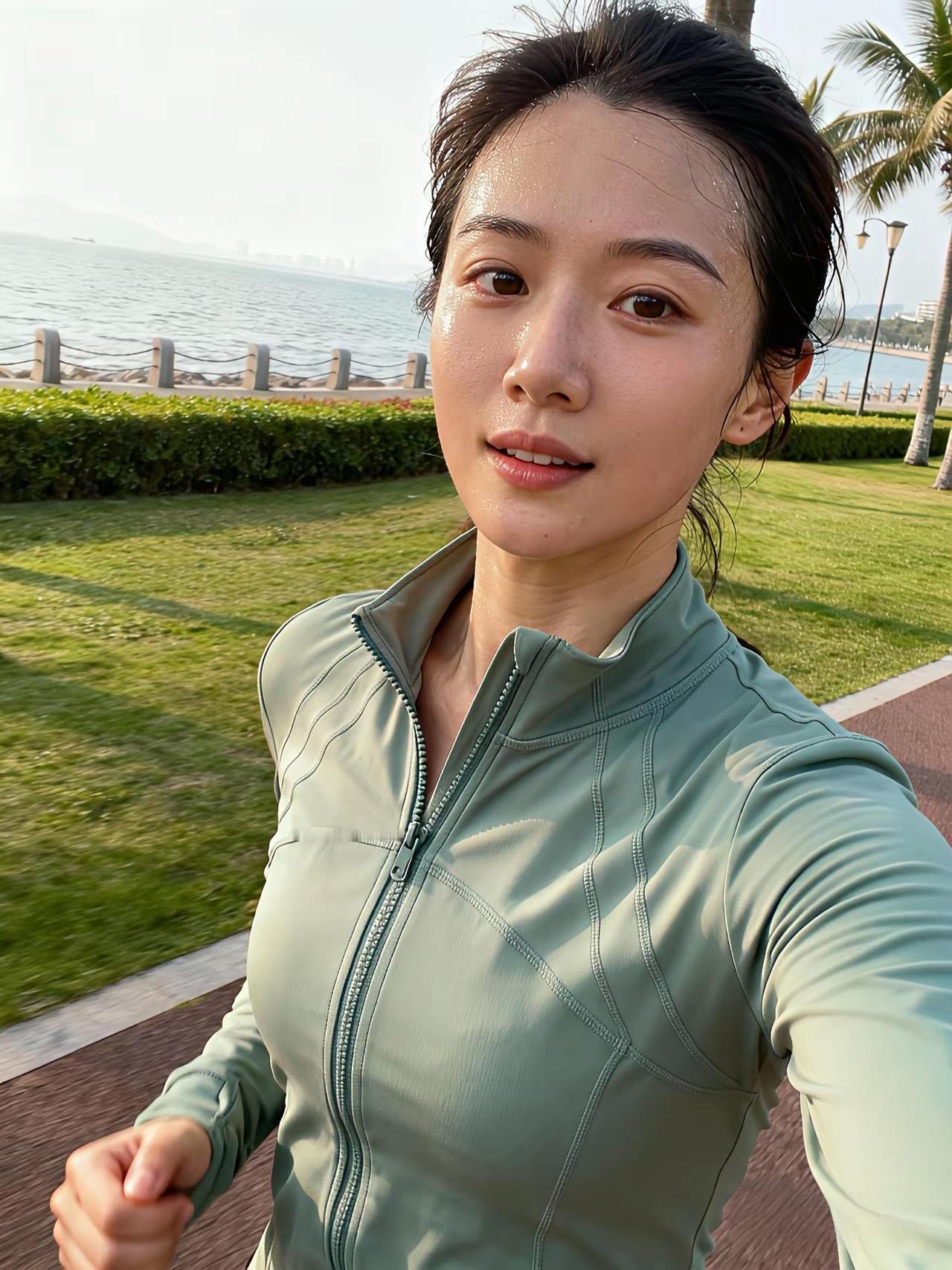 看到两张照片还以为是Al合成的没想到这是美女真实的照片看着这位美女的状态和