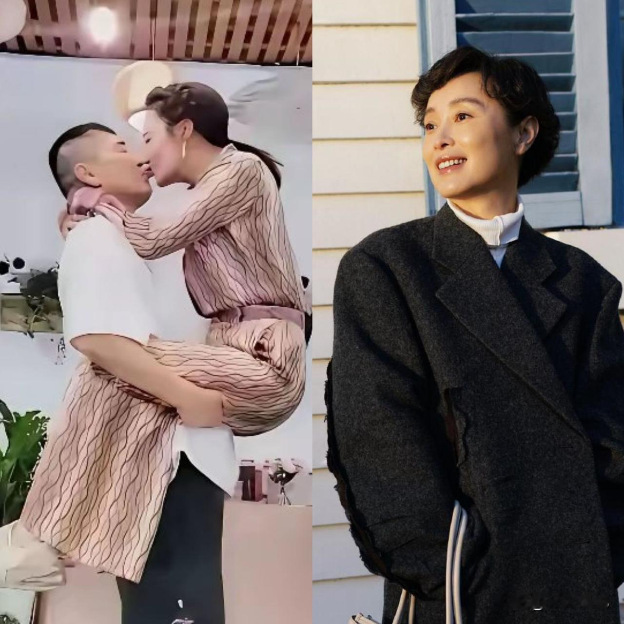 吴越不愧是大女主，明明和陈建斌早就是历史，可如今只要陈建斌和蒋勤勤出现，