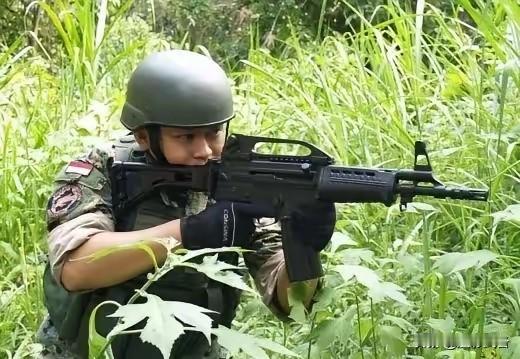 亚洲军事怪物房单兵武器对比，印度尼西亚SenapanSerbu2突击步枪！