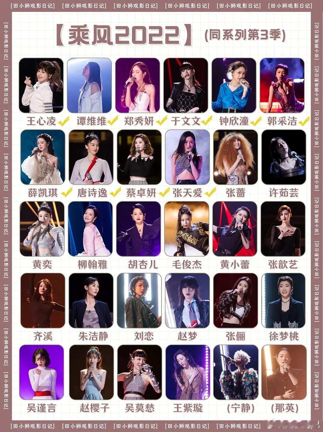 其实浪三才是人员配置最高的一季浪3是最跨界、相对咖位最大的一期