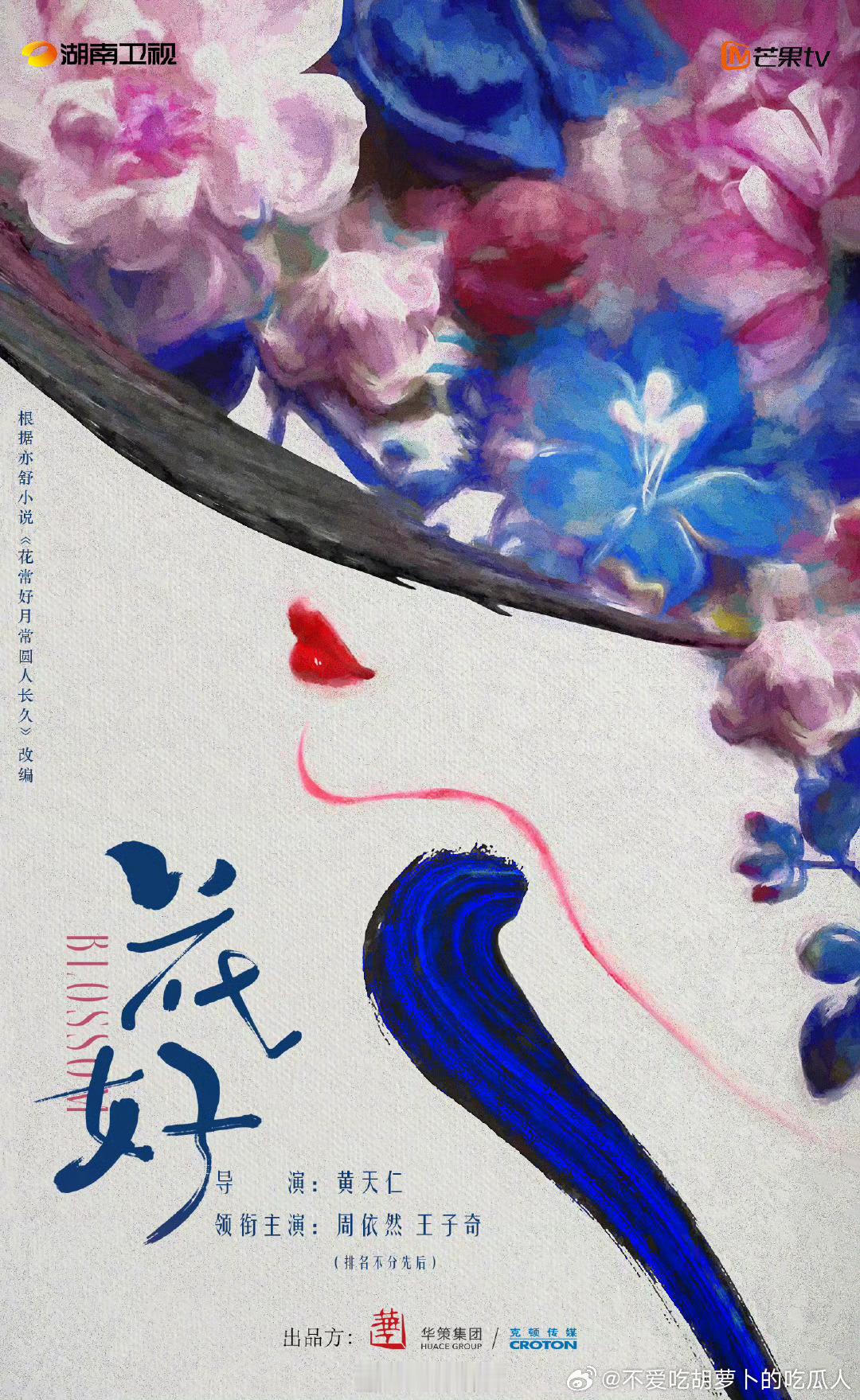 40集都市情感剧花好今日官宣主演阵容，湖南卫视、芒果TV播出。原著：根据亦舒小