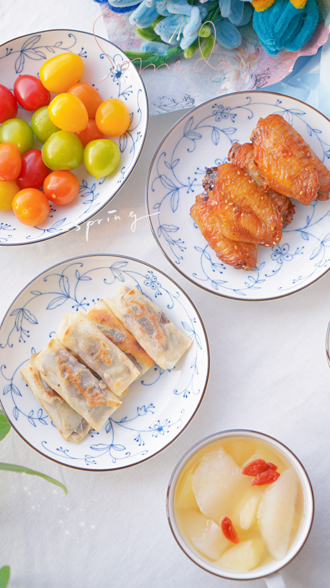早安早餐🌿🌿🌿我的美食日记春天的快乐就是这桌治愈系二人食给的✨春天就该吃