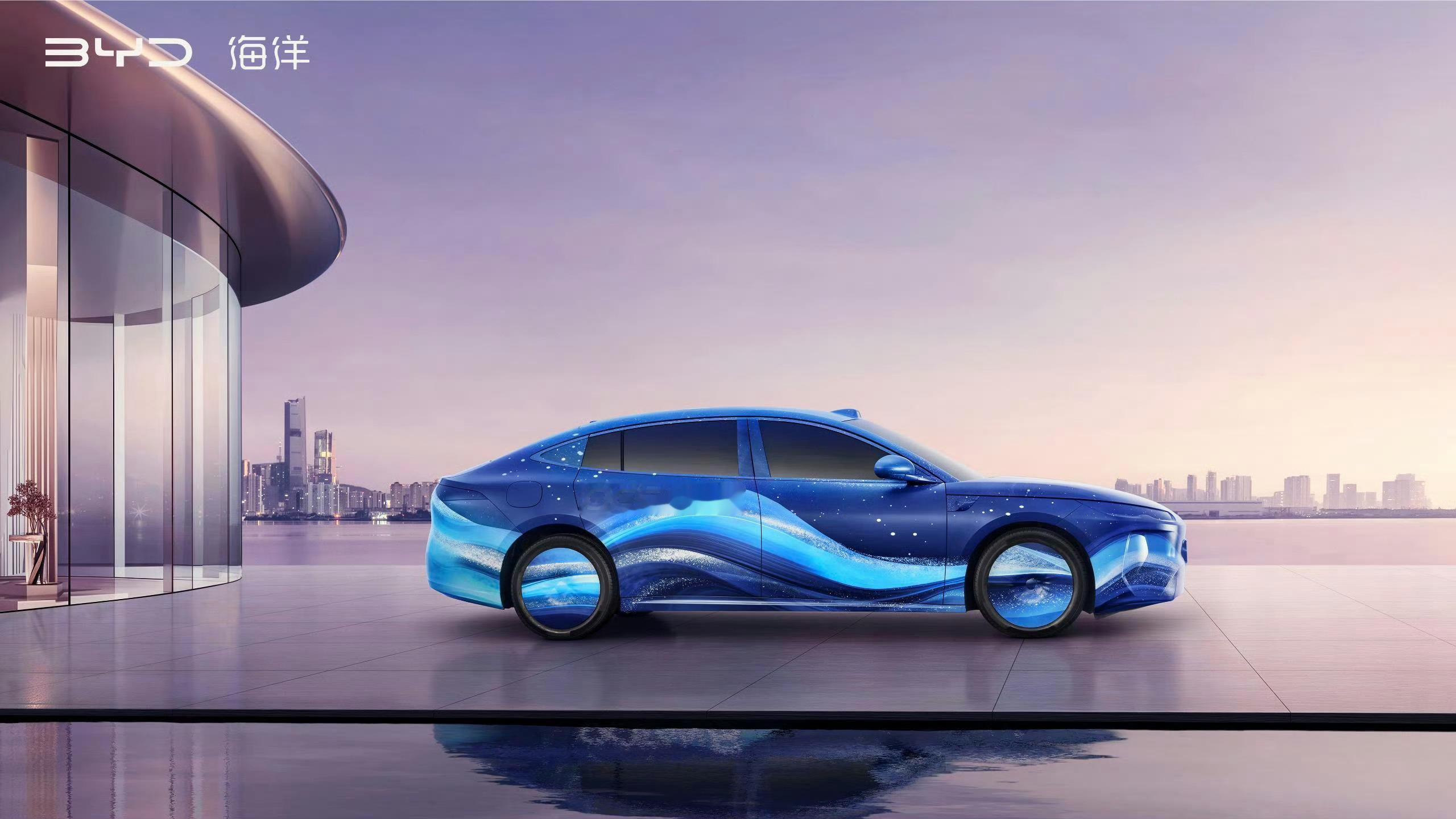 比亚迪现在营销有高人了喔海豹08、海狮08伪装车都刻意亮相了说是8系旗舰，其实车