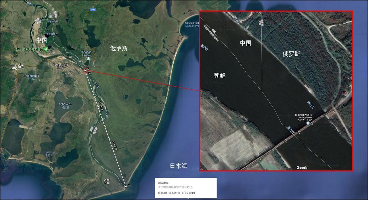 图们江出海口，何时可以穿梭自由[呲牙笑][呲牙笑]吉林延边的防川地区，距离图们江