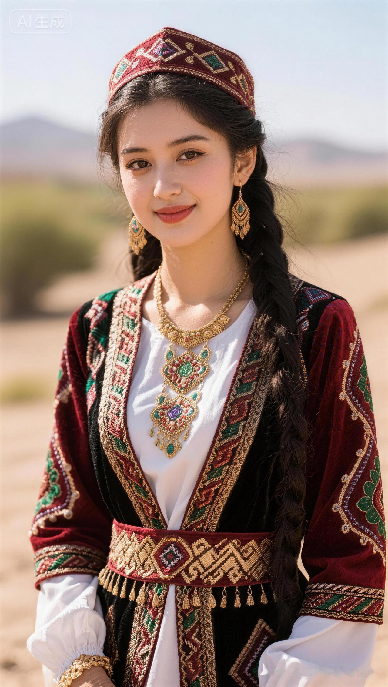 异域风情少女，沙漠中的美丽传说！