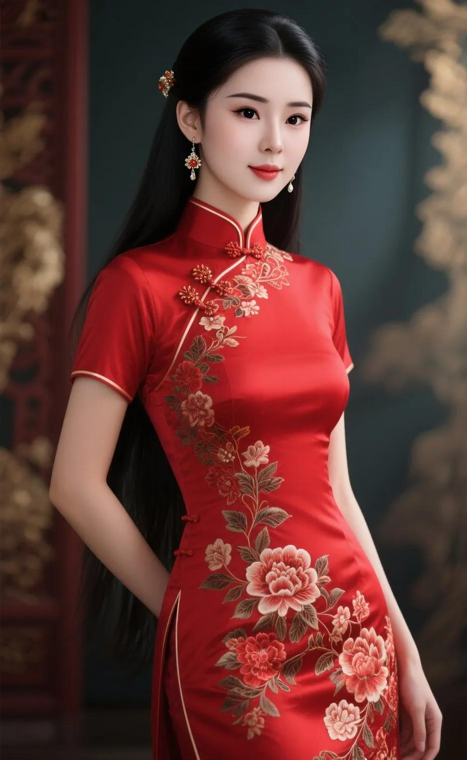 女生穿旗袍可以有多好看?