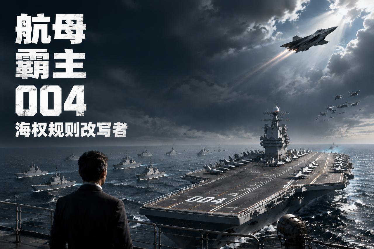 004太炸裂了！很多军迷一直觉得，004不过是放大版的福建舰，吨位再往上加一点，