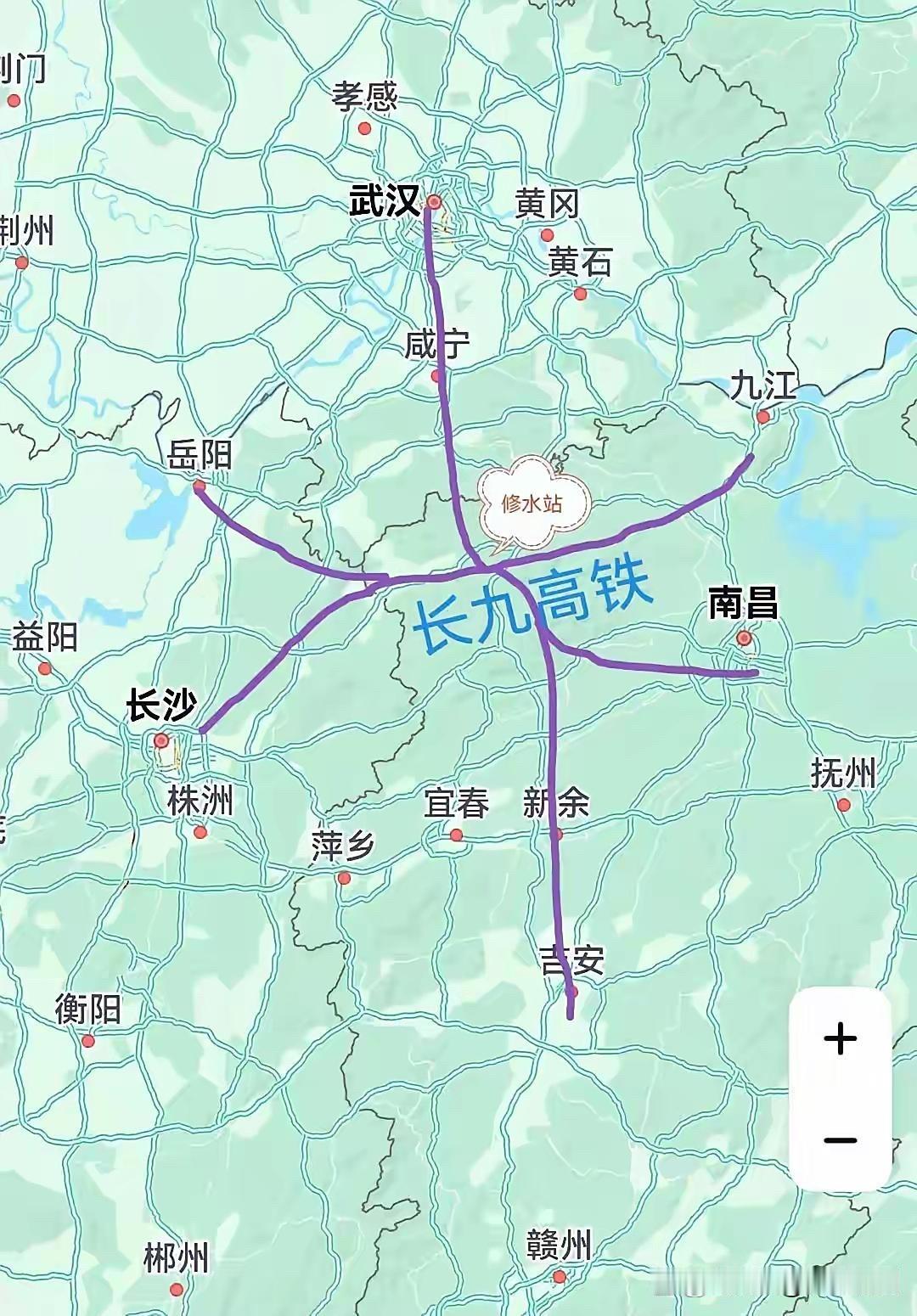 武深高铁非修不可，京九高铁已经饱和，不能总是走广州到深圳的那条线。修建从武汉经