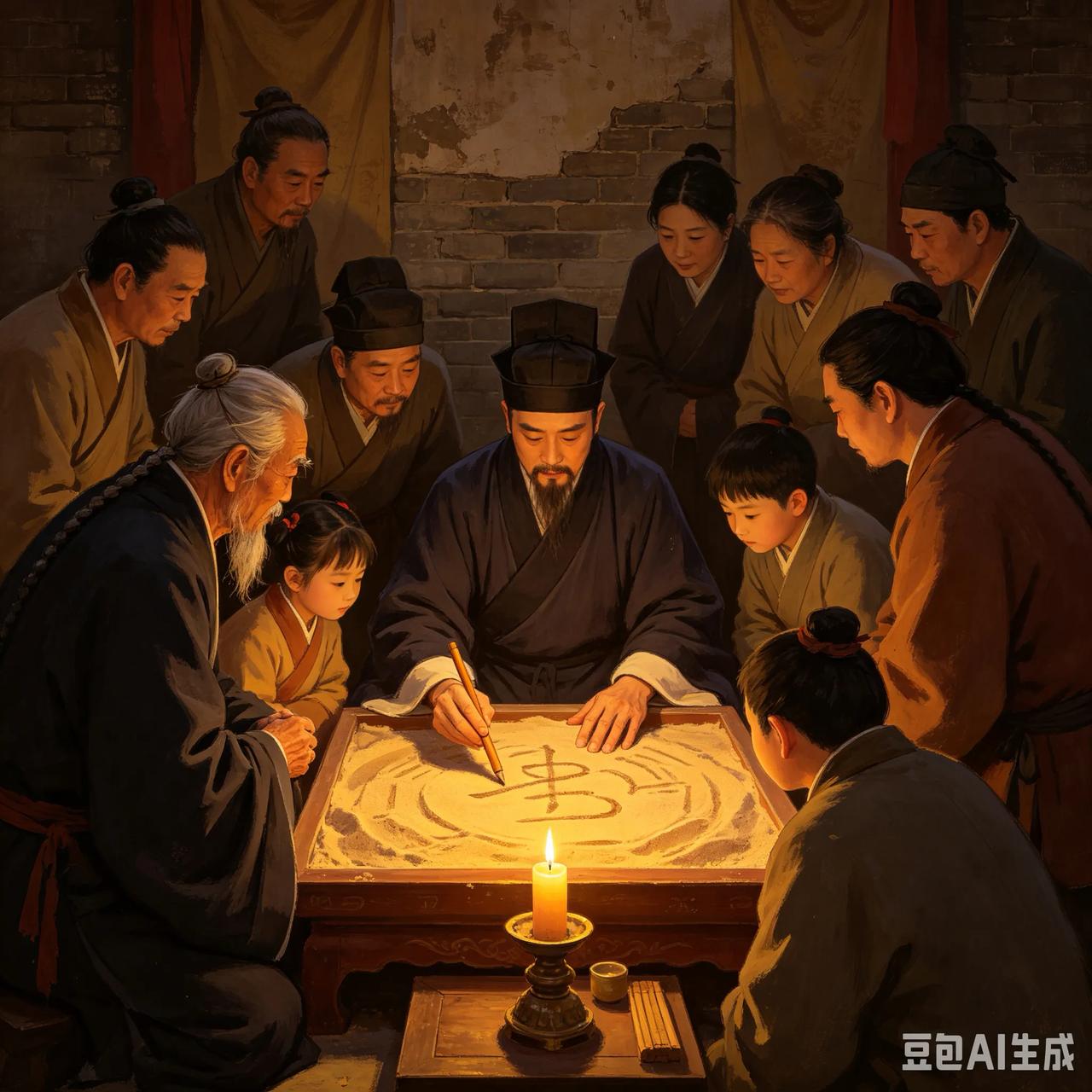 清朝时，方延济擅长扶乩占卜之术。负责乩坛降神的仙灵，每年都会换一位。戊子年主事的