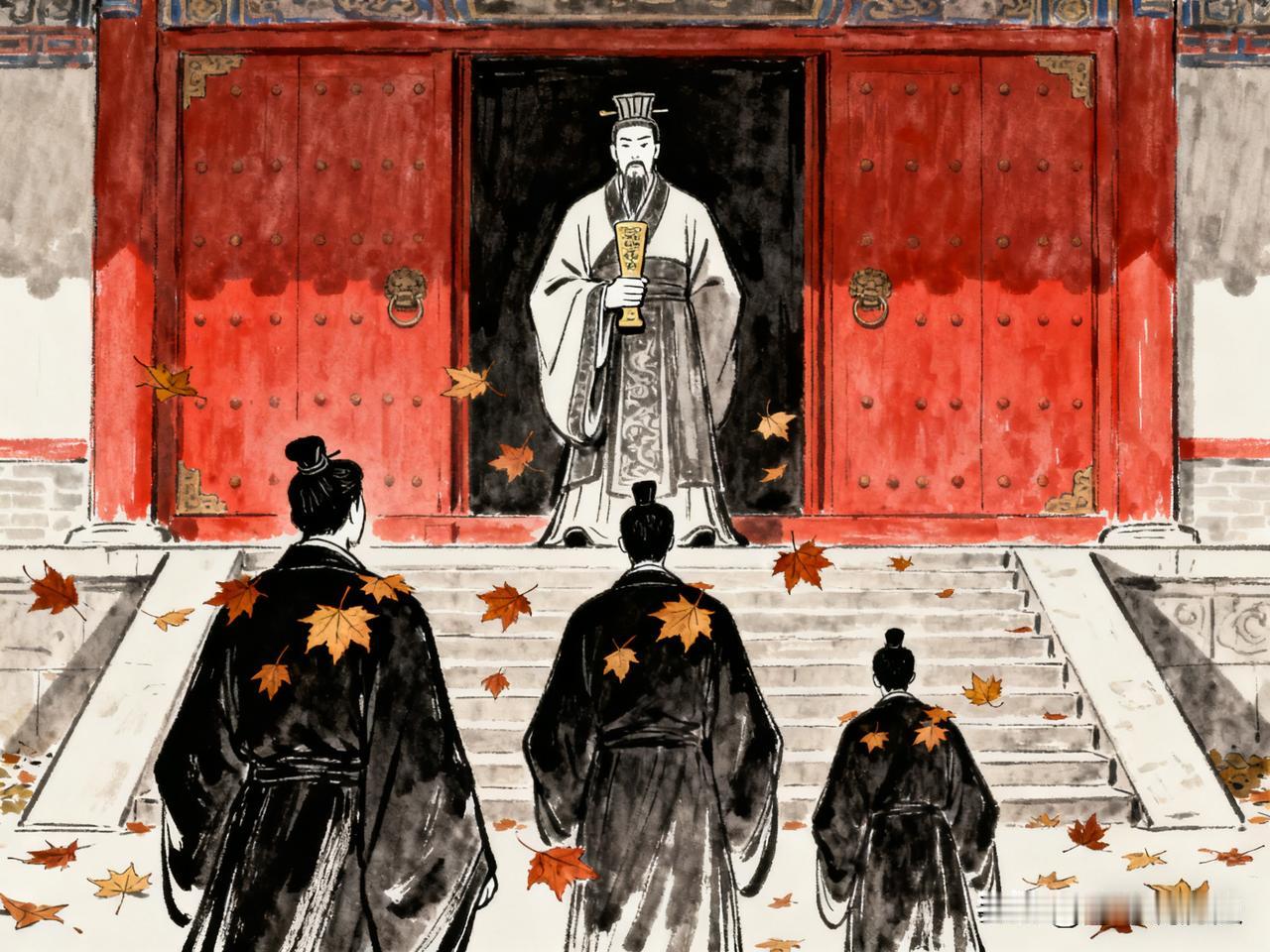 公元前654年秋，新郑的梧桐叶开始飘落。郑文公望着三个儿子退出殿外的背影，手中玉