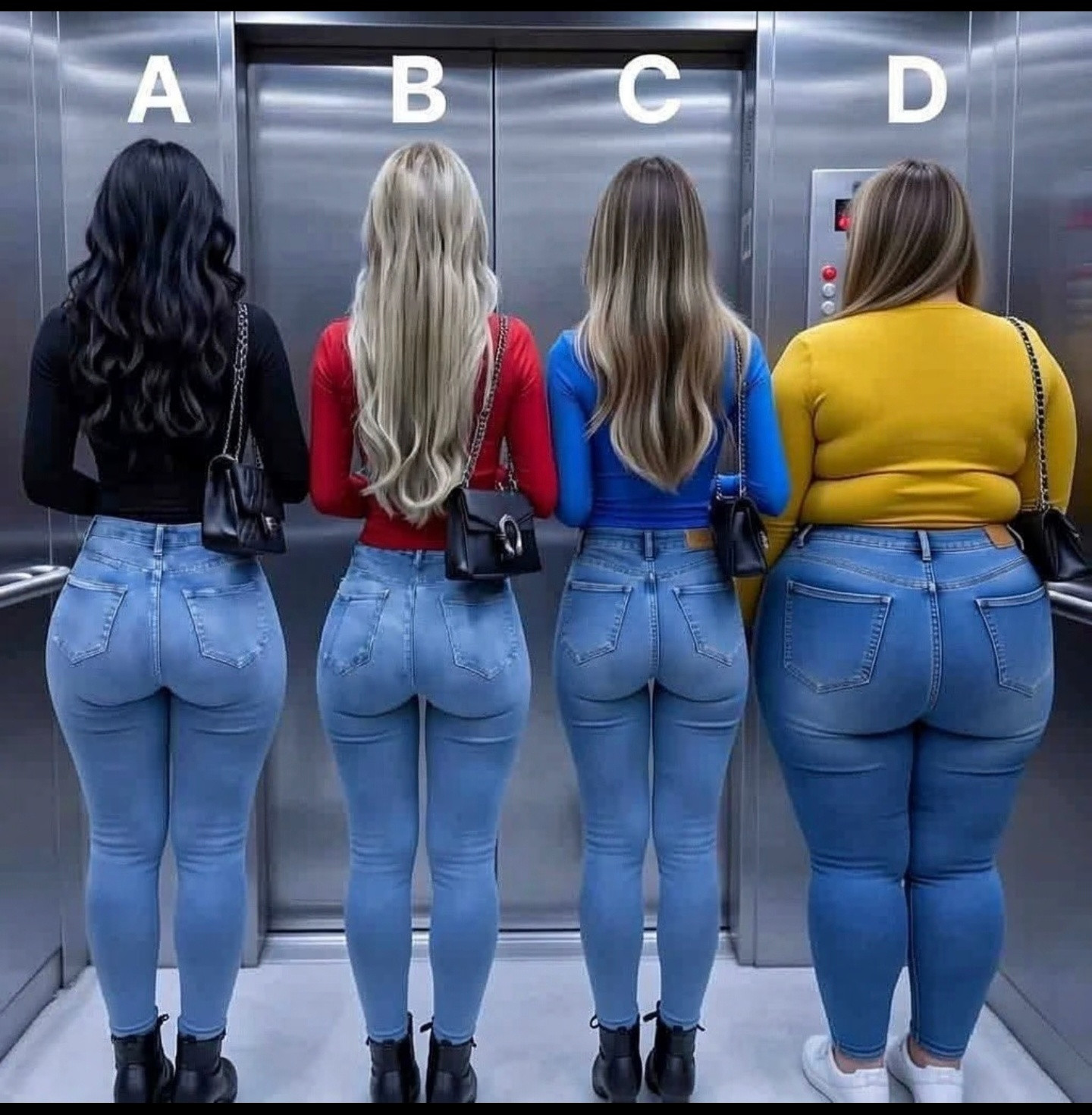 我喜欢第一种身材。