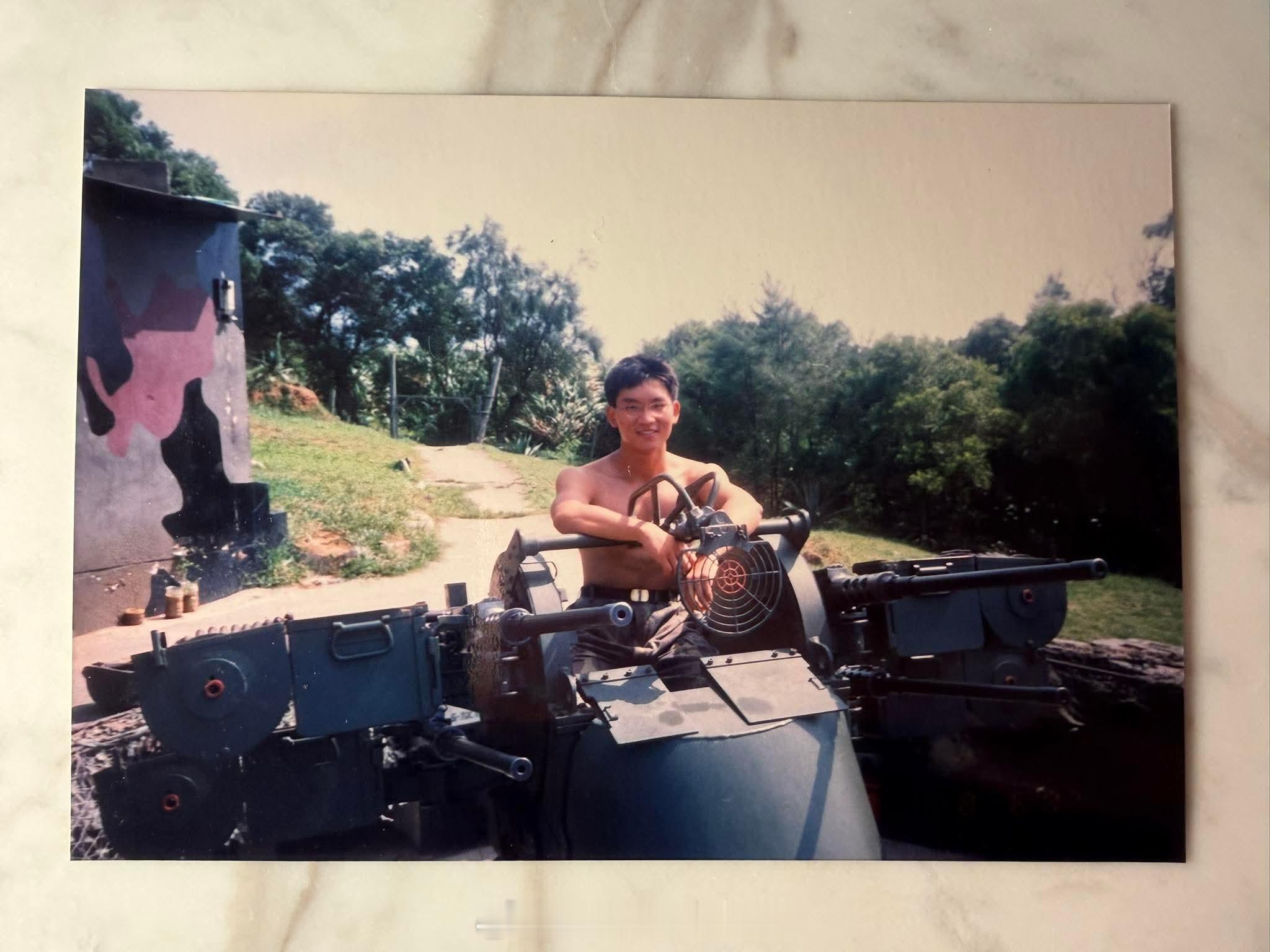 台海局势马祖的四联装.50机枪高射阵地，古图