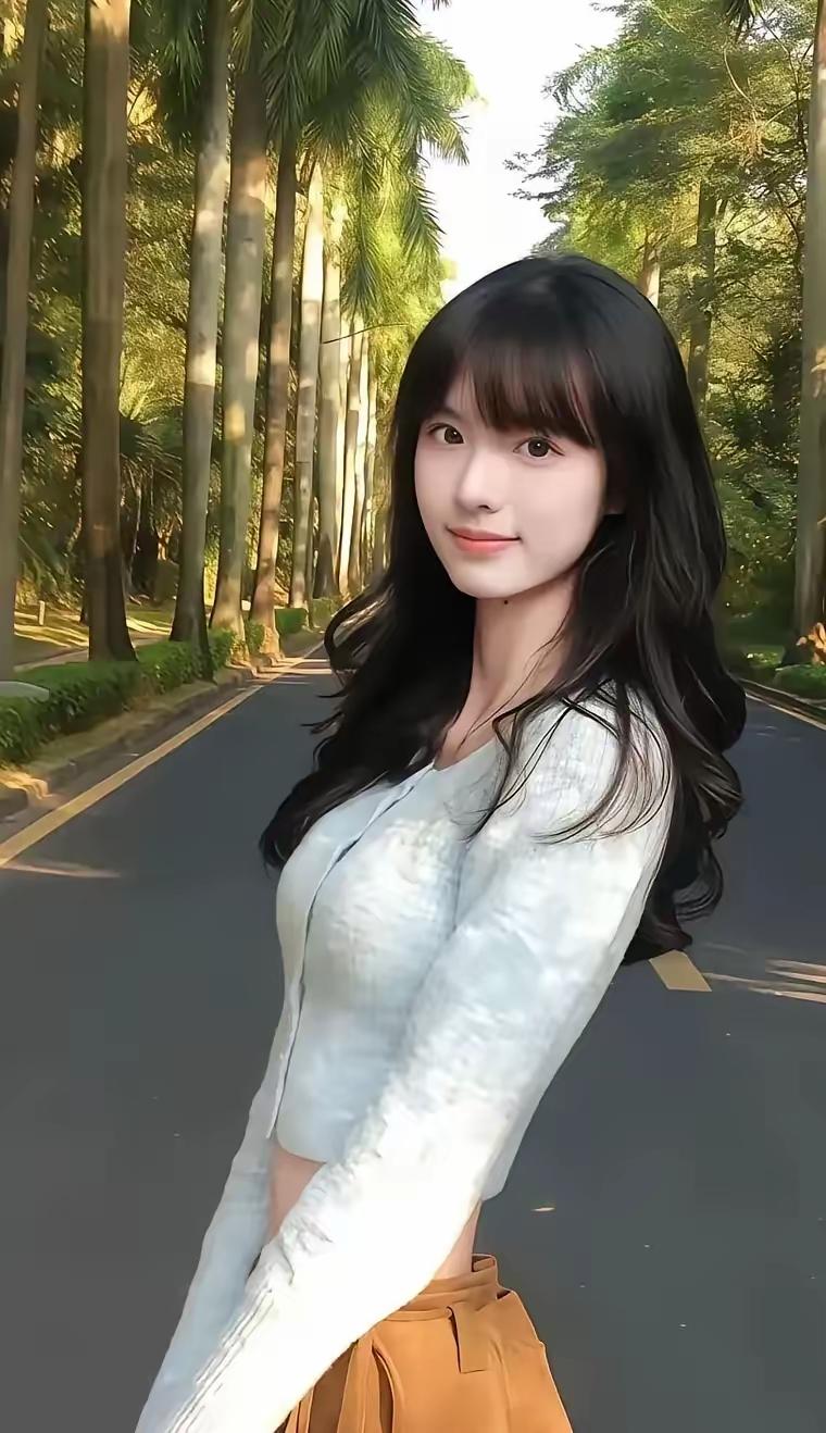 林间的风拂过发梢，温柔的光影落在身上，一颦一笑都藏着不刻意的美好，连空气都变得清