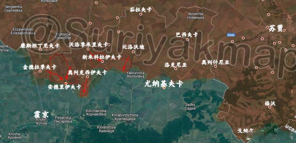 俄乌局势新进展suriyak更新6.2苏梅局势俄军继续扩大缓冲区取得重大进展，