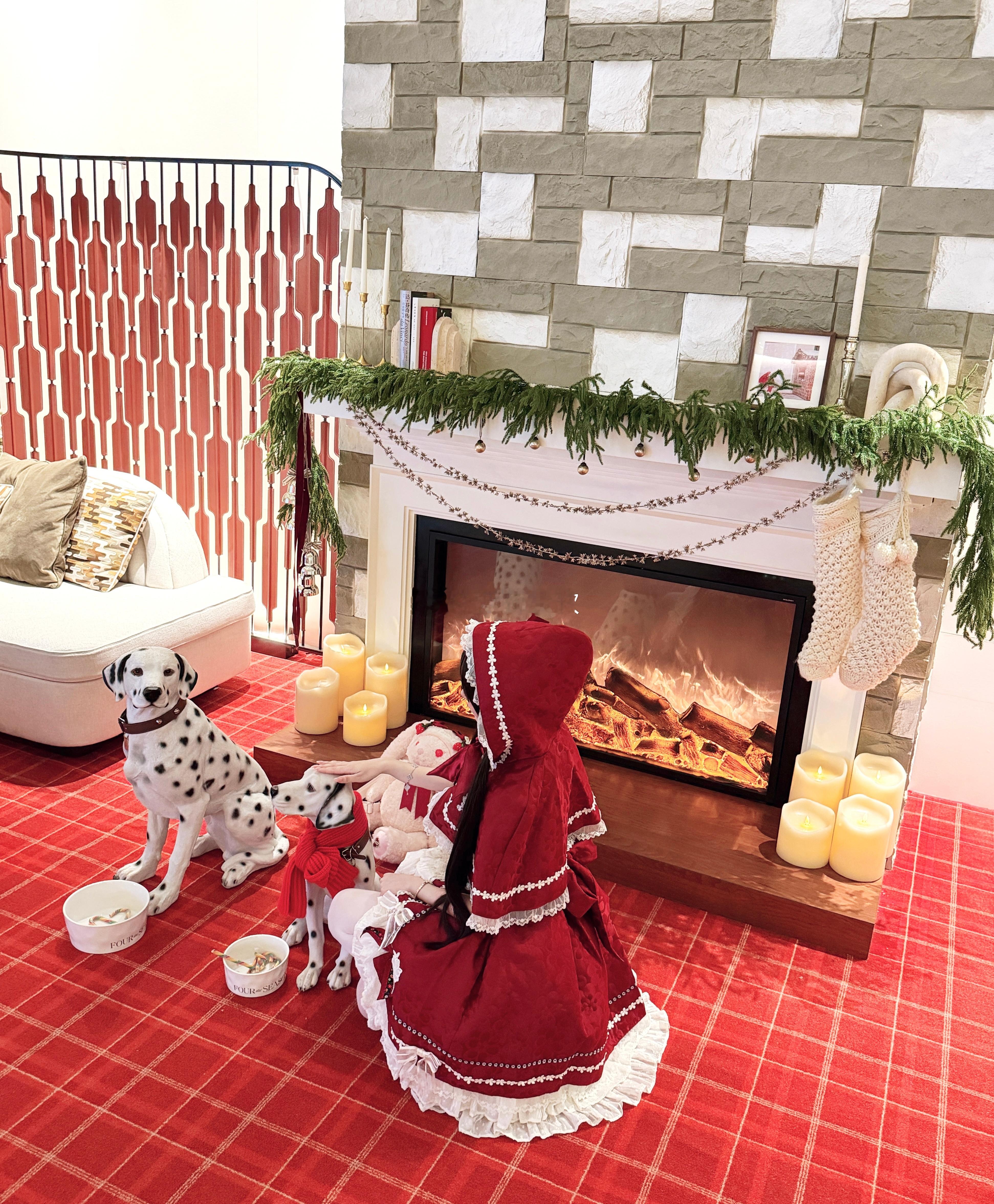 卖圣诞帽红的十块绿的在我头上不卖广州·广州四季酒店