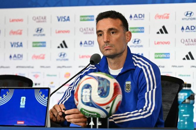 7月11日讯阿根廷主帅斯卡洛尼出席世界杯1/4决赛对瑞士的赛前新闻发布会，谈到