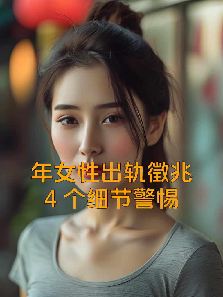 年女性出轨徵兆，4个细节警惕