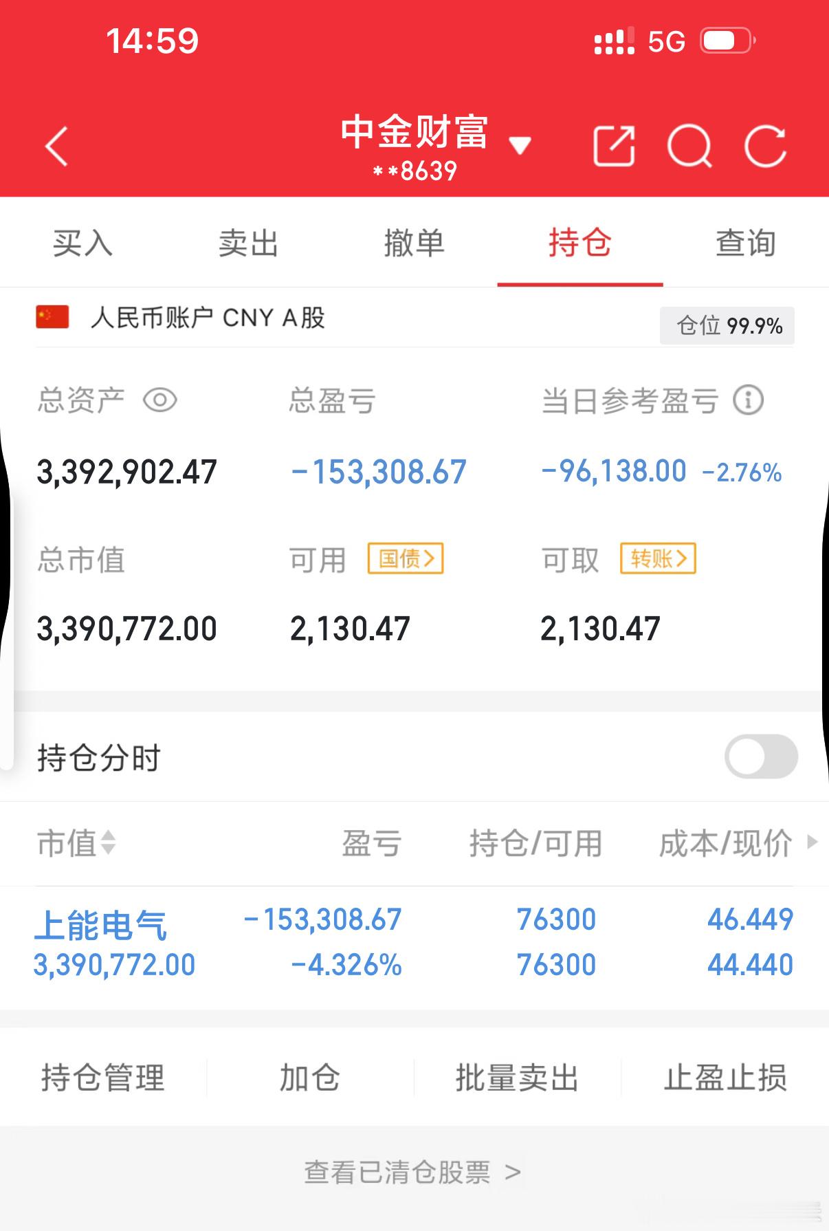 300万本金，目标1年做到1500万，1年翻五倍，欢迎各位前来验证！（第7天）持