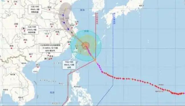 今日青岛2026年7月12号，第9号台风“巴威”的台风外围云系将在今日白天开始影