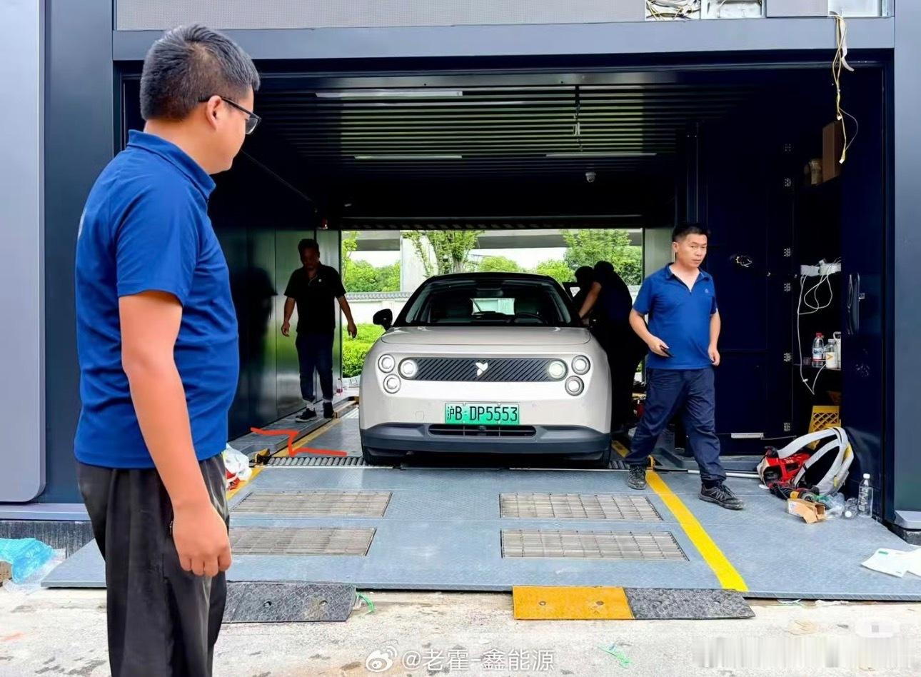 第五代蔚来换电站，是不是不用举升了？特来哥蔚来