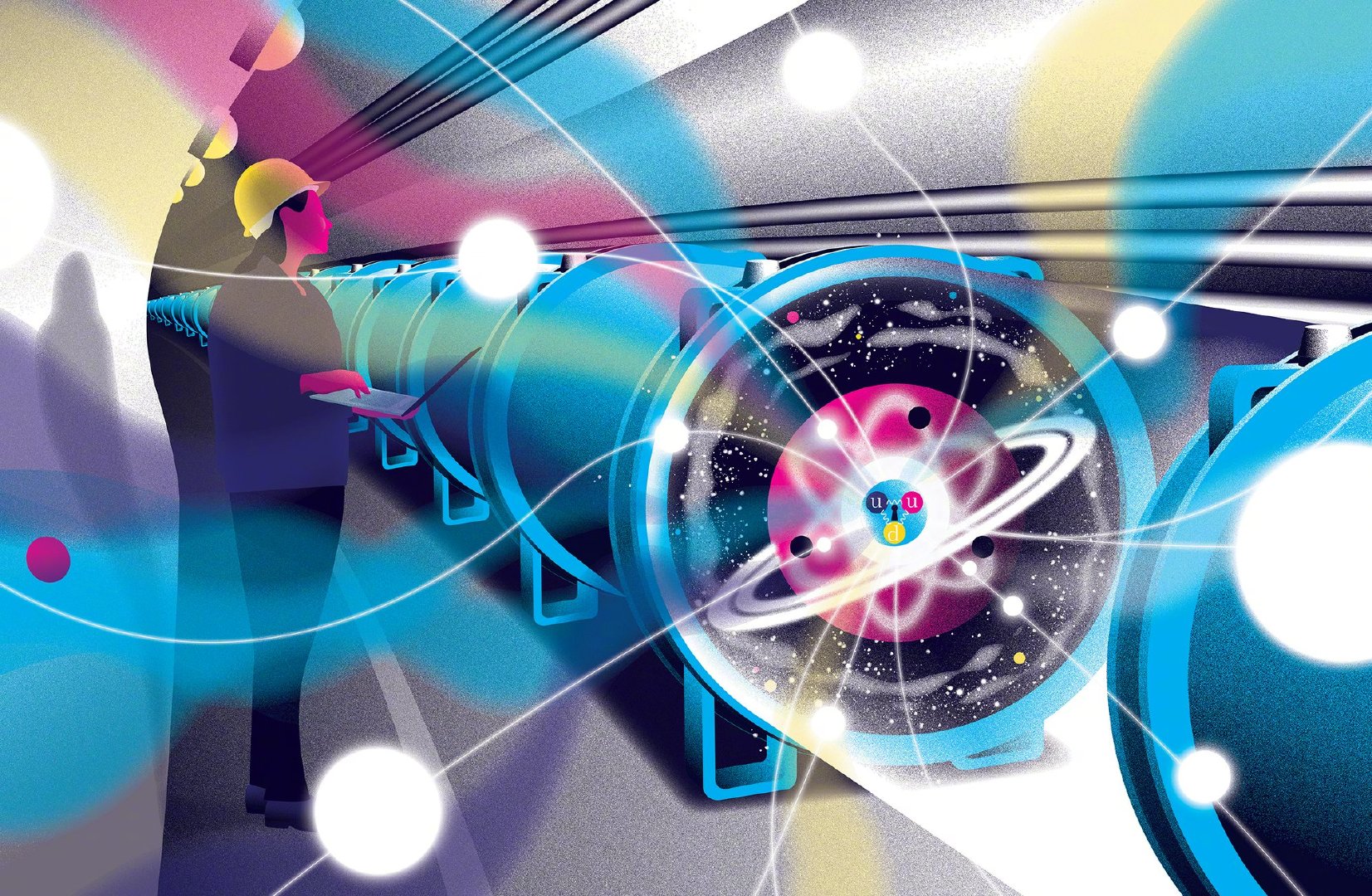 2012年6月25日，瑞士日内瓦附近，欧洲核子研究中心（CERN）的32号楼里，