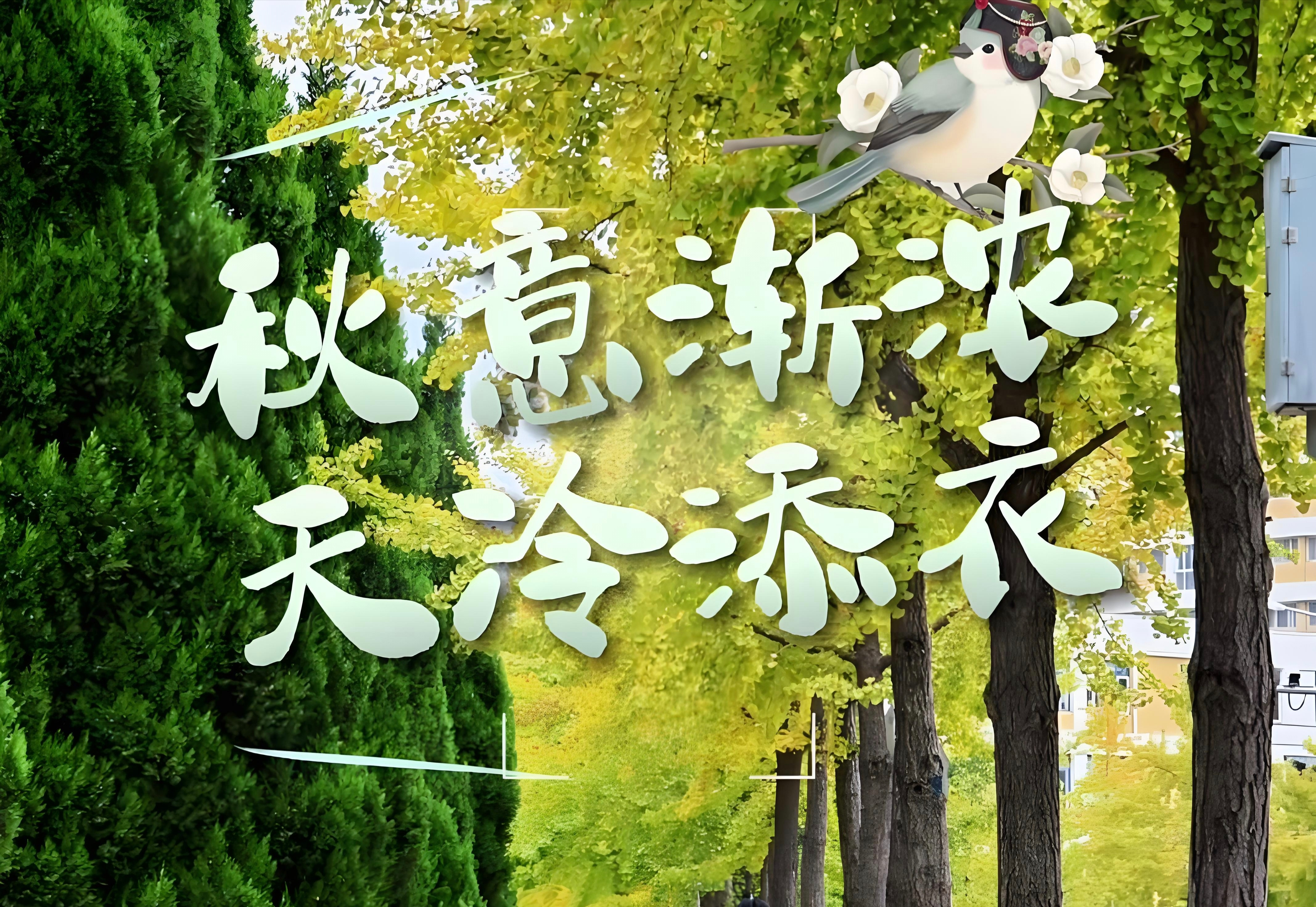 #小团微分享##秋日穿搭#秋天在大学校园，最怕的不是降温，而是“早穿棉袄午穿纱”。早上出门冷风飕飕，