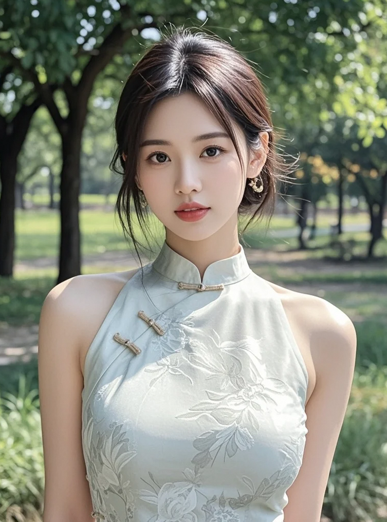云影风姿，镜头捕捉美女与时光的温柔邂逅