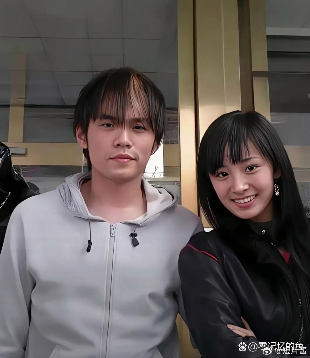 周杰伦和杨幂年轻的时候。