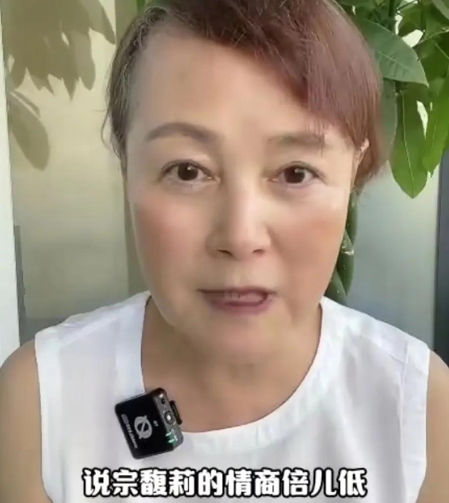 史晓燕力挺杜建英，说宗馥莉没教养，还很凶很坏，一直欺负杜建英，宗老的布鞋人设也是