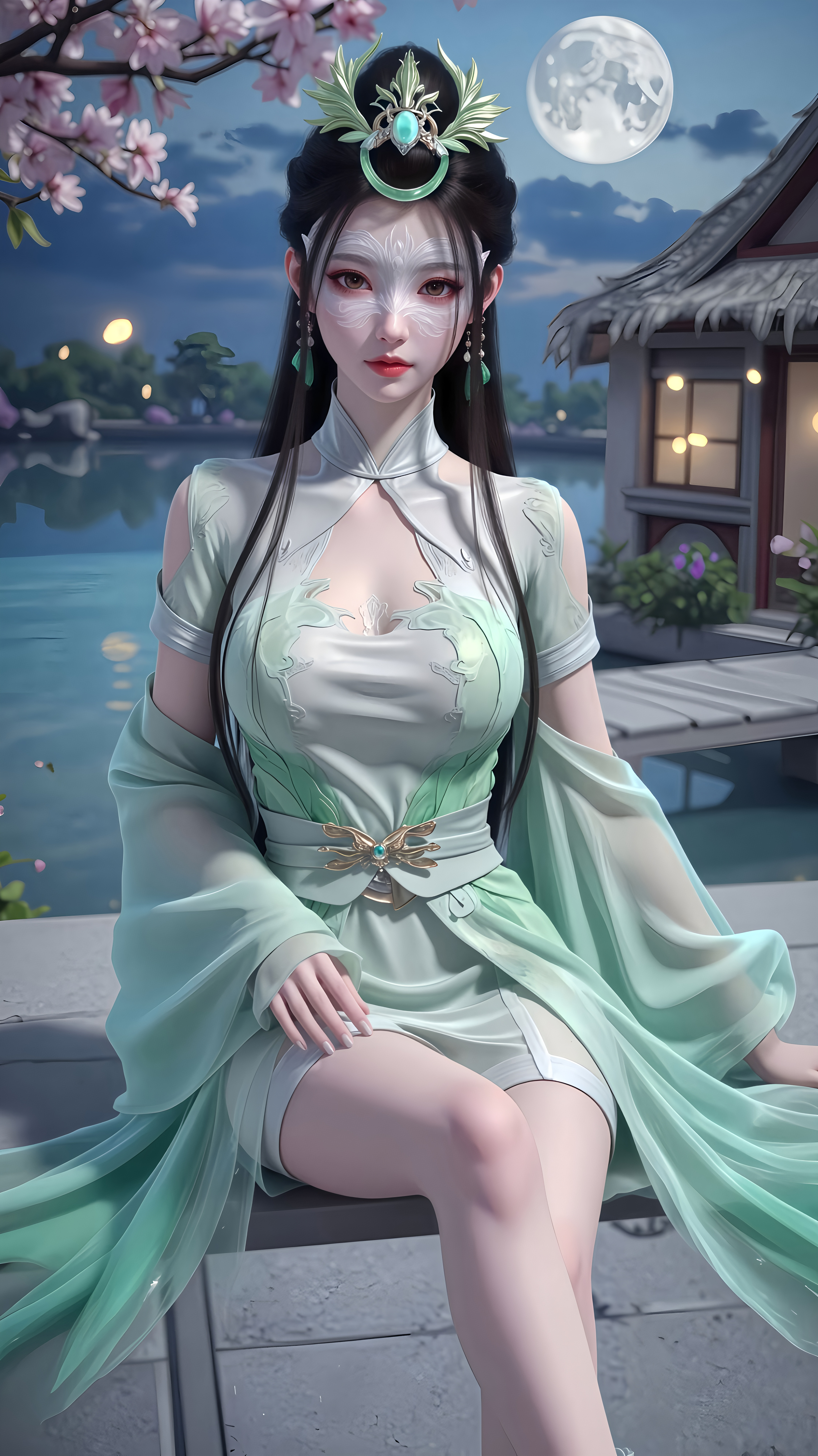《神国之上》国漫女神陆嫁嫁壁纸：君子不救？但见美人必久！