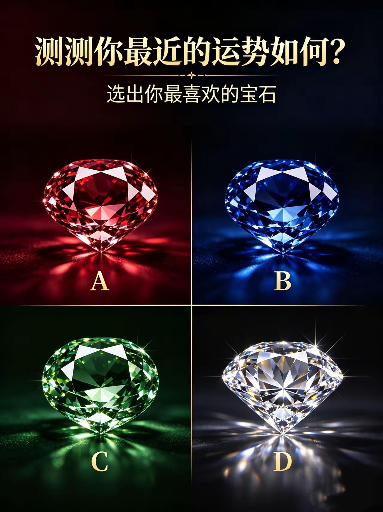 毫不犹豫选A，希望烦恼清零，好运扑面而来🙏