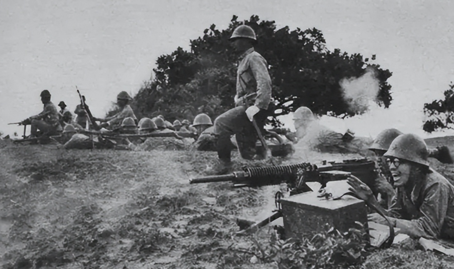 1944年12月16日，荔浦龙窝圩（今桂林平乐县平乐镇龙窝村）据点的三个日本兵下