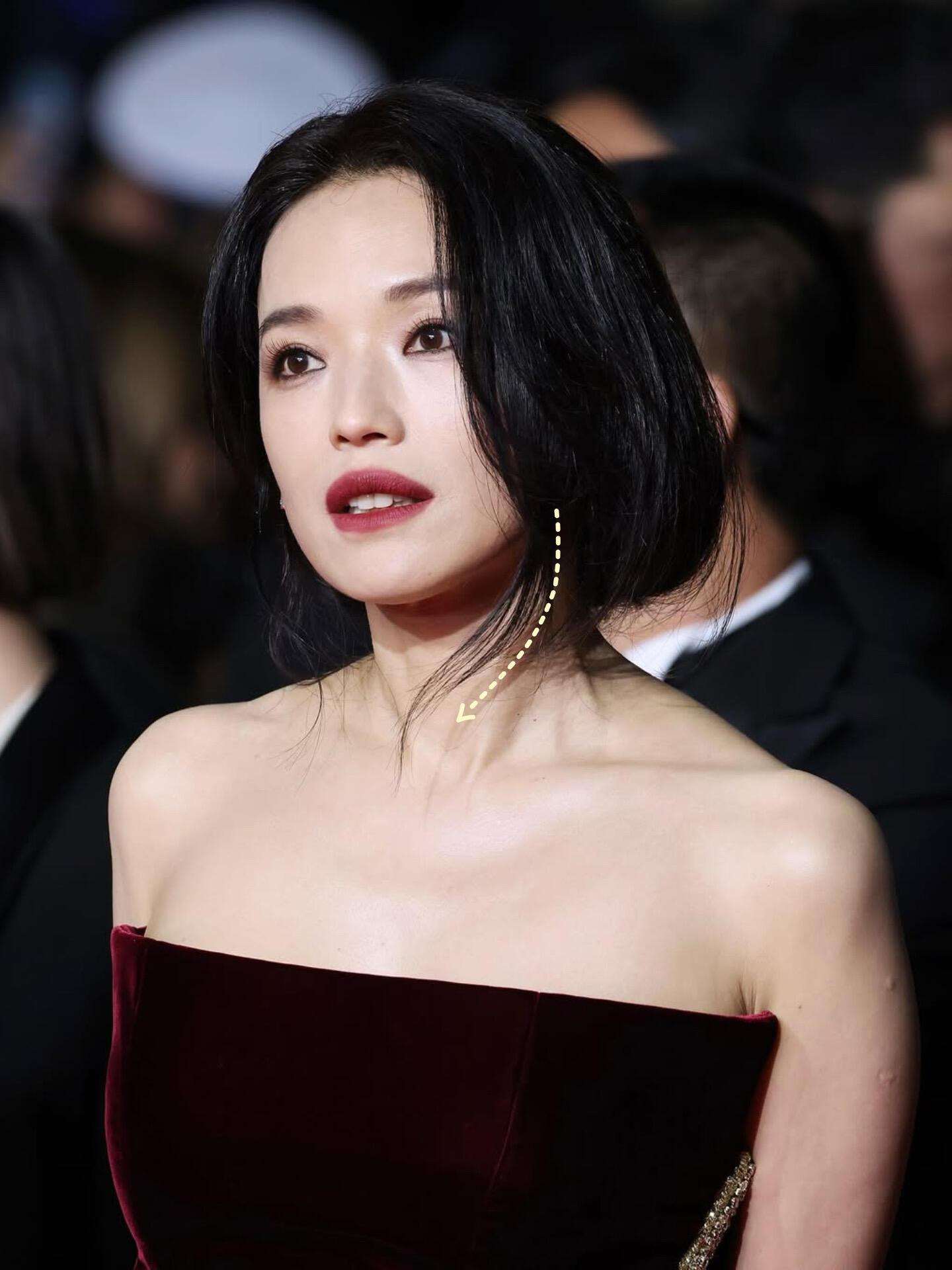 谁懂舒淇戛纳电影节这撮头发的含金量🥹​​​