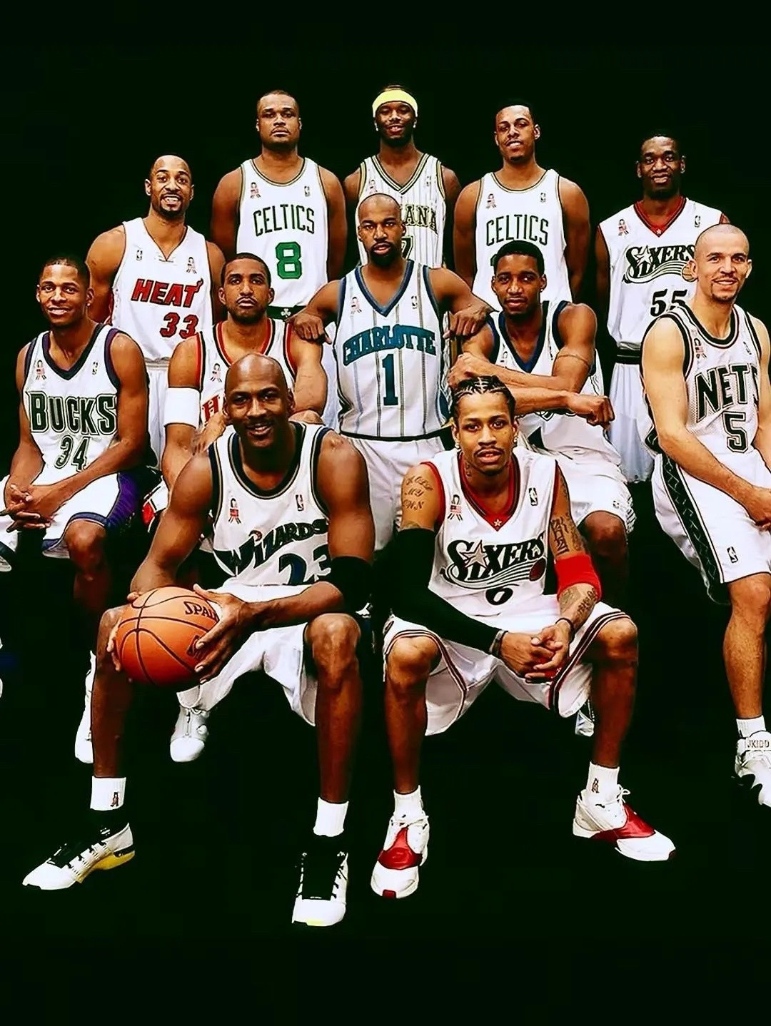 2002年的NBA全明星阵容！科比KobeBryant只关于科比​​​
