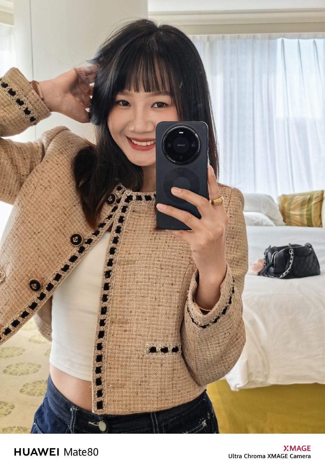 今天画了美美的妆～