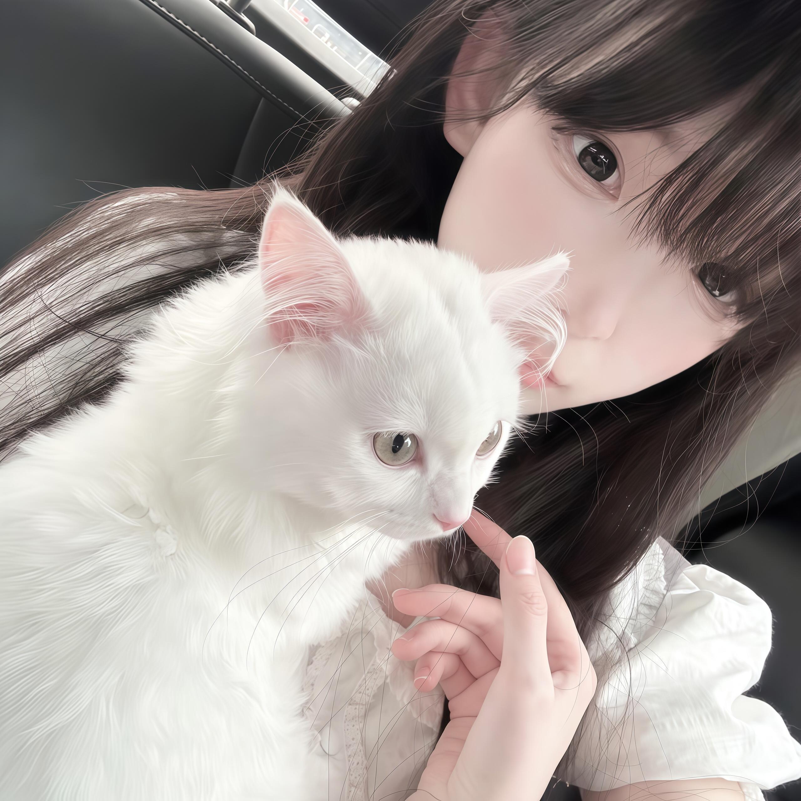 必杀技是软软的猫耳-̗̀ʚ๑'~'๑ɞ̖́-头像分享｜女生头像｜氛围感