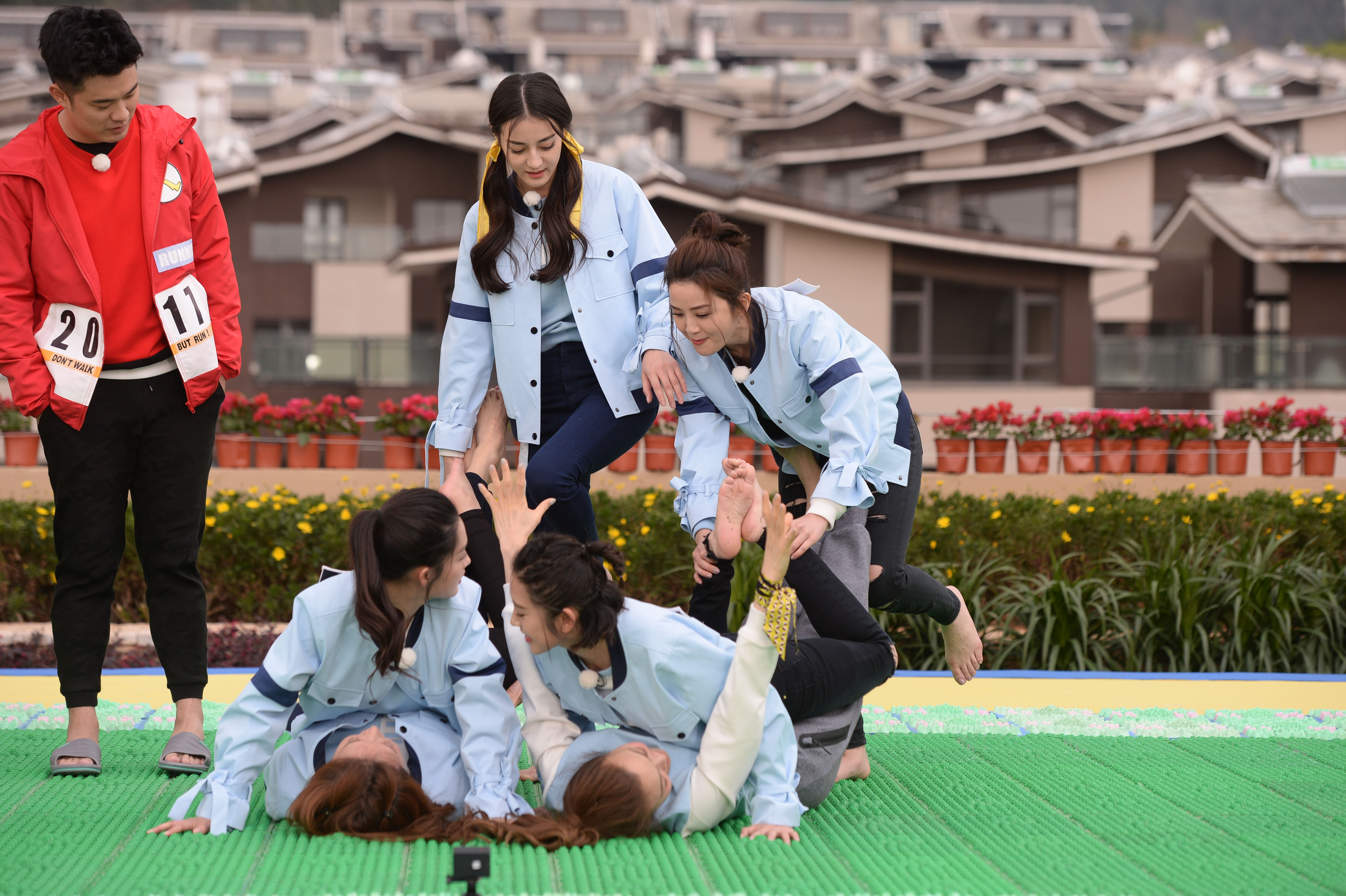 跑男现场图好多女明星！