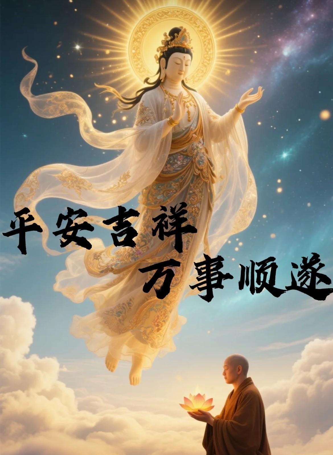 老话有理！见观音不拜，福缘难长久！观音护佑，开启平安顺遂的幸运人生！》老话说