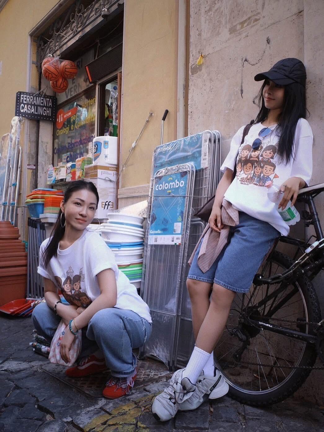 蔡依林和姐姐这一对，真的太会穿姐妹装了🥹🥹一个甜、一个飒，站在一起却意外地